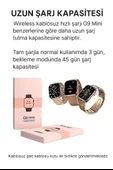QASUL Yeni Nesil Şık Tasarımlı G9 Mini Akıllı Saat Bileklik Hediyeli - 3