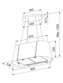 Franke Faber BEAT XL WH Matt F80 Beyaz Davlumbaz - 5