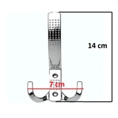 Lüx Noktalı Krom Portmanto 4 Adet thumbnail 3