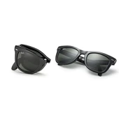 Ray-Ban Wayfarer Folding 4105 601 Black-Green Güneş Gözlüğü - 4