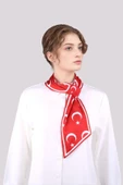 Walkenzo Türk Bayrağı Desenli Şık Kadın Kravat Fular thumbnail 6