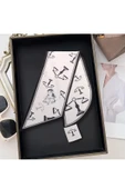 Walkenzo Adalet Temalı Özel Tasarım Kadın Kravat Fular thumbnail 7