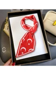 Walkenzo Türk Bayrağı Desenli Şık Kadın Kravat Fular thumbnail 5