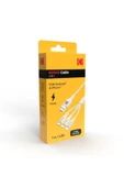 Kodak USB Kablosu Usb 3'ü 1 Arada Kablo/Usb Type-c Lightning Micro usb - 2