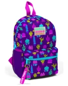 Coral High Kids Mor Pembe Kaktüs Desenli Dört Bölmeli USBli Okul Sırt Çantası 23273 thumbnail 1
