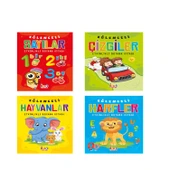 Bıcırık Yayınları Eğlenceli Boyama Seti 4 Kitap - 1