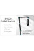 By-ba30 Profesyonel Masa Tipi Mikrofon Standı - 7