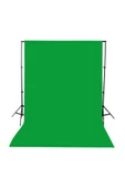 Green Screen- Greenbox -yeşil Fon Perde (3X4M) Fon Standı 3x4yesılf - 1