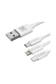 Kodak USB Kablosu Usb 3'ü 1 Arada Kablo/Usb Type-c Lightning Micro usb - 3
