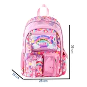 Muggle 3 Bölmeli Believe Magic Sırt Çantası Pembe (MU-5824) thumbnail 2