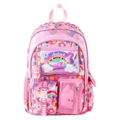 Muggle 3 Bölmeli Believe Magic Sırt Çantası Pembe (MU-5824) thumbnail 1
