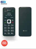 Ds01 Kamerasız,Radyo Özellikli, Modern Type-C Şarj Desteği, Siyah Tuşlu Cep Telefonu,Kablolu Kulaklık Hediyeli, Yaşlılar,Çocuklar ve Askerler İçin Uygun thumbnail 1