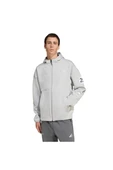 adidas Gri Erkek   Ceket MER SIL FZ HD M JW3473 - 2