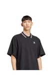 adidas Erkek  Siyah  Polo T LOOSE POLO JW5897 thumbnail 5