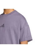 adidas Erkek Mor T-shirt M A SZN T JX5086 - 6