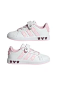 adidas Beyaz Unisex Çocuk   Yürüyüş Ayakkabısı GRAND COURT MINNIE EL K JR8134 thumbnail 11