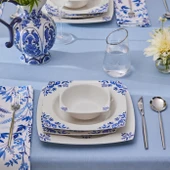 Karaca Square Bone Miranda 24 Parça 6 Kişilik Yemek Takımı thumbnail 1