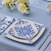 Karaca Square Bone Miranda 24 Parça 6 Kişilik Yemek Takımı thumbnail 4