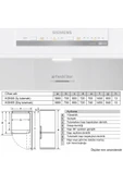 Siemens Buzdolabı KG55NVWE0N Alttan Donduruculu 186 x 70 cm Beyaz thumbnail 4