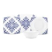 Karaca Square Bone Miranda 24 Parça 6 Kişilik Yemek Takımı thumbnail 2