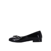 Albini 26105507 Hakiki Deri Rugan Kadın Babet Ayakkabı thumbnail 4