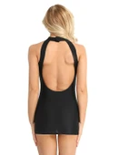 Sırt Dekolteli Dar Elbise - 2