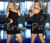 Tegan TP100756 Özel Kesim Mini Elbise - 1