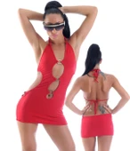 Tegan TP1961329 Metal Süslemeli Mini Elbise - 1