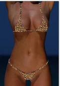 Tegan TP100927 Leopar Mikro Bikini Takım - 1