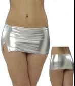 Tegan TP060915 Yırtmaçlı Mini Etek - 1