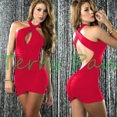 Tegan TP101044 Sırt Dekolteli Mini Elbise - 3