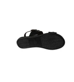 YAZKIŞ Kadın Siyah Taba Cilt Üzeri Altın Detaylı Sandalet thumbnail 9