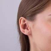 14 Ayar Minik Küp Altın Küpe 0,52 gr thumbnail 5