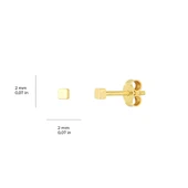 14 Ayar Minik Küp Altın Küpe 0,52 gr thumbnail 2