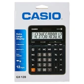 Casio Value Series 12 Haneli Masaüstü Hesap Makinesi Siyah / GX‑12B‑BK thumbnail 2