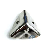 Dekoratif, Kutu, Sandık Köşesi - 35x22 Mm, Küçük, Nikel, 100 Adet - 1