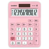 Casio 12 Haneli Mini Masaüstü Hesap Makinesi Açık Pembe / MX‑12B‑PK thumbnail 2