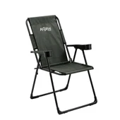 2 Adet Katlanır Kamp Sandalyesi ve Masa Seti - Rest - Taşıma Çantalı - Haki - 130 KG Taşıma thumbnail 3