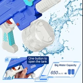 Otomatik Atış Yapan Su Tabancası Mega Boy Pilli Bataryalı Su Tabancası - 4