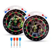 4 Oklu Mıknatıslı Hulk Dart Seti Çift Yönlü Manyetik Dart Askılı Dartboard - 7