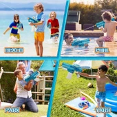 Büyük Boy Otomatik Atış Yapan 8-10 Metre Menzilli Pilli Bataryalı Su Tabancası - 8