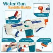 Elektrikli Güçlü XL Boy Su Tabancası Bataryalı Otomatik Tabanca ( Çocuklar ve Yetişkinler İçin ) - 9