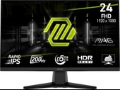 MSI 23.8 MSI MAG 242F 0.5MS 200HZ FLAT RAPID IPS FREESYNC MONITOR - 1