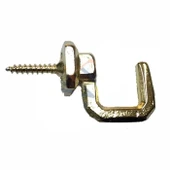 Vidalı Kanca, Askı Büyük - 15x23mm, Sarı - 1 Adet - 1