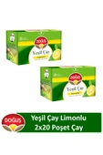 Doğuş Yeşil Çay Limonlu 20'li X 2 Adet - 1