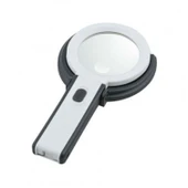 2x5x120mm 10 Ledli Masaüstü Büyüteç - 4