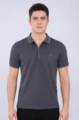 Gewer Slim Fit Erkek Kısa Kol Polo Yaka Tshirt - 7351 thumbnail 3