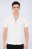 Gewer Slim Fit Erkek Kısa Kol Polo Yaka Tshirt - 7351 thumbnail 2