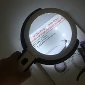 2x5x120mm   10 Ledli  Masaüstü Büyüteç - 2