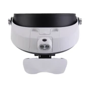 5 Mercekli Çok Fonksiyonlu Başlık Tip Işıklı Büyüteç Mg-81001-g - 3